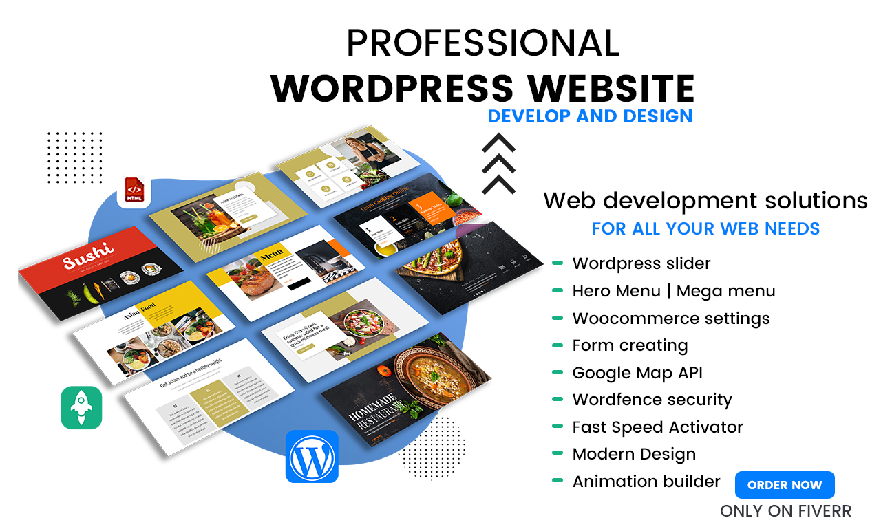 Wordpress web design